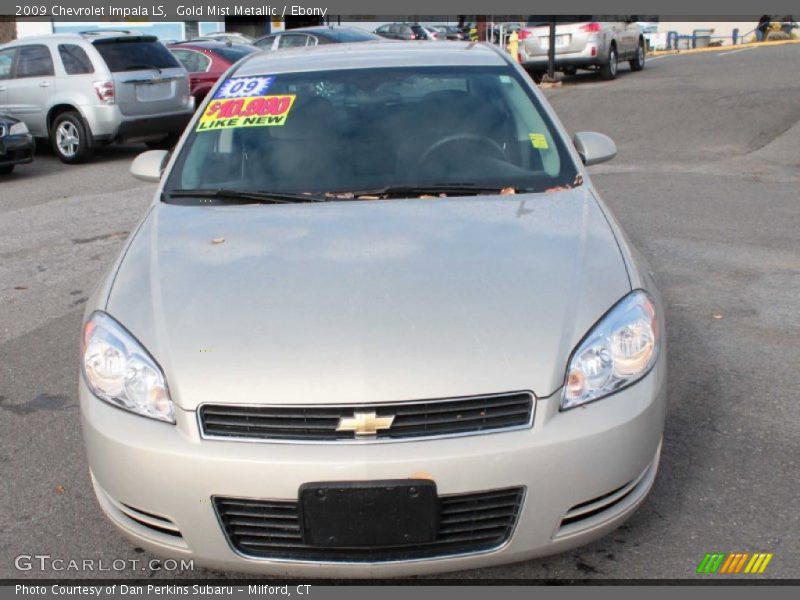 Gold Mist Metallic / Ebony 2009 Chevrolet Impala LS