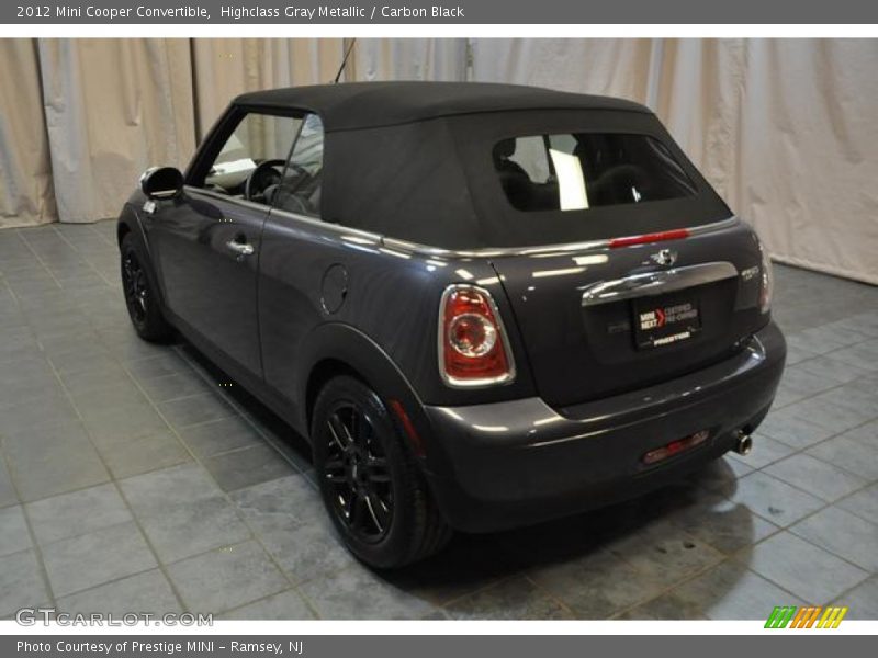 Highclass Gray Metallic / Carbon Black 2012 Mini Cooper Convertible