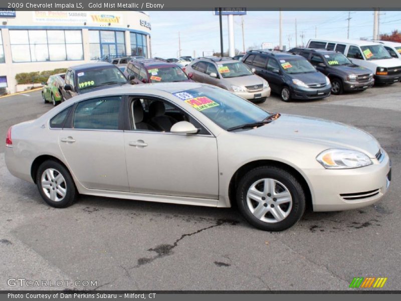 Gold Mist Metallic / Ebony 2009 Chevrolet Impala LS