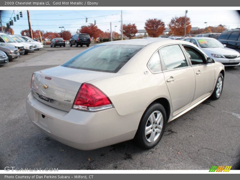 Gold Mist Metallic / Ebony 2009 Chevrolet Impala LS