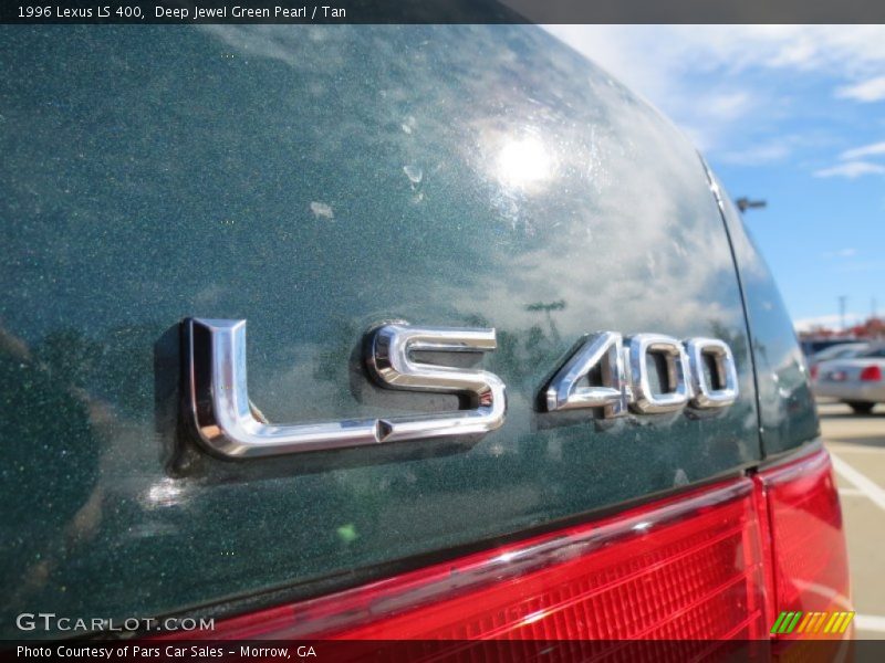 Deep Jewel Green Pearl / Tan 1996 Lexus LS 400