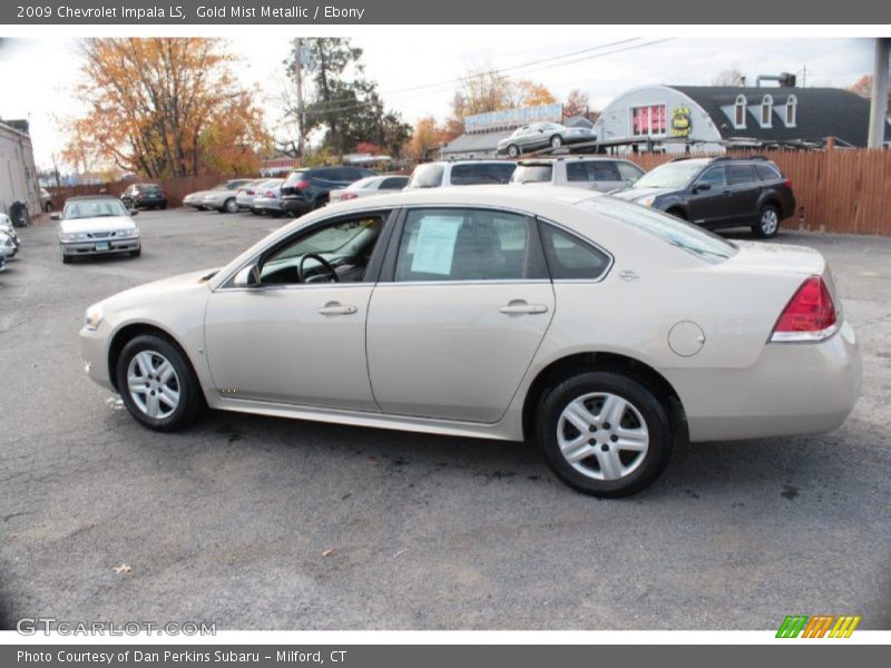 Gold Mist Metallic / Ebony 2009 Chevrolet Impala LS