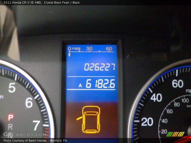 Crystal Black Pearl / Black 2011 Honda CR-V SE 4WD