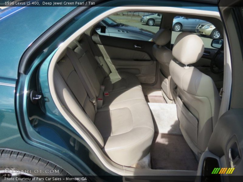 Deep Jewel Green Pearl / Tan 1996 Lexus LS 400