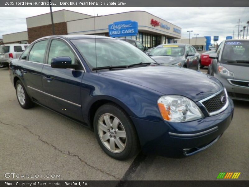 Dark Blue Pearl Metallic / Shale Grey 2005 Ford Five Hundred SEL