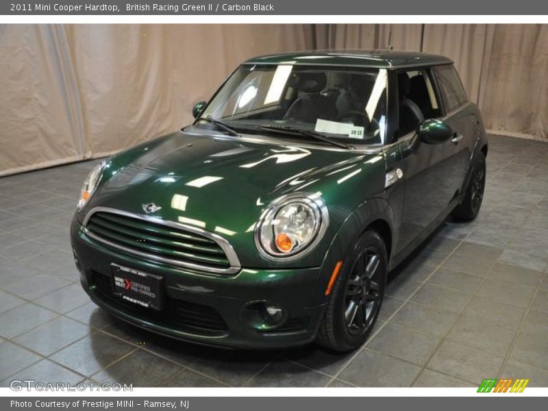 British Racing Green II / Carbon Black 2011 Mini Cooper Hardtop
