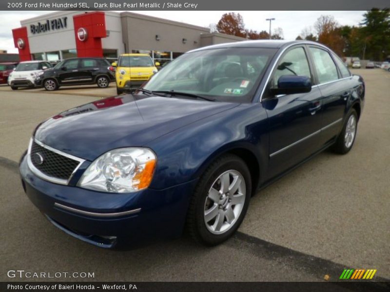 Dark Blue Pearl Metallic / Shale Grey 2005 Ford Five Hundred SEL