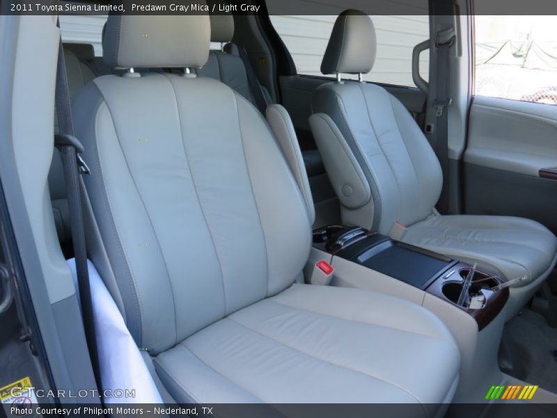 Predawn Gray Mica / Light Gray 2011 Toyota Sienna Limited