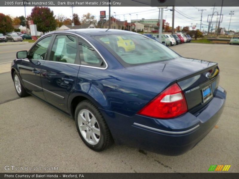 Dark Blue Pearl Metallic / Shale Grey 2005 Ford Five Hundred SEL
