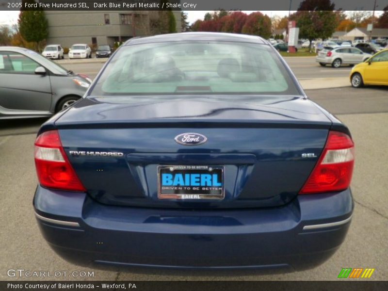 Dark Blue Pearl Metallic / Shale Grey 2005 Ford Five Hundred SEL