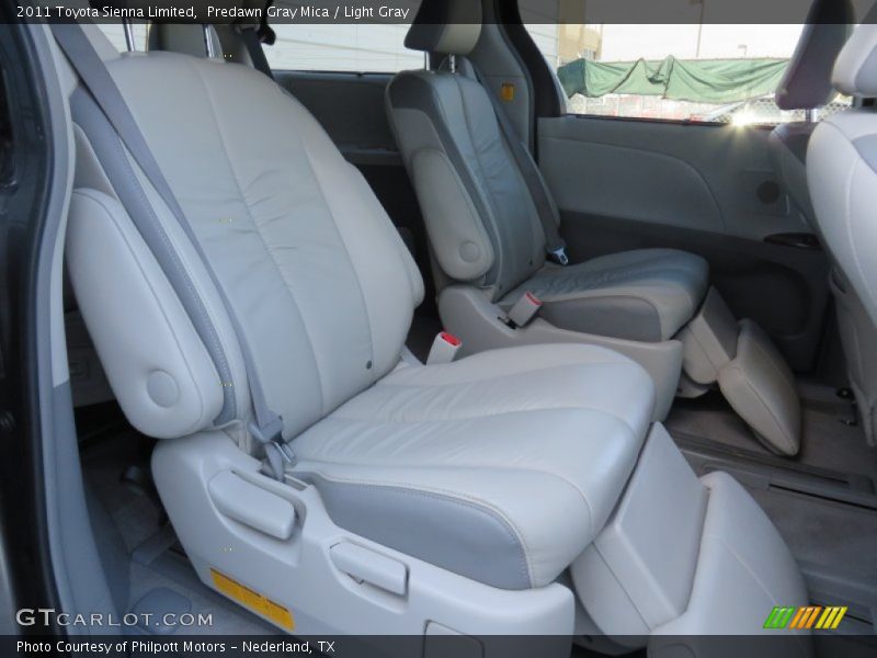 Predawn Gray Mica / Light Gray 2011 Toyota Sienna Limited