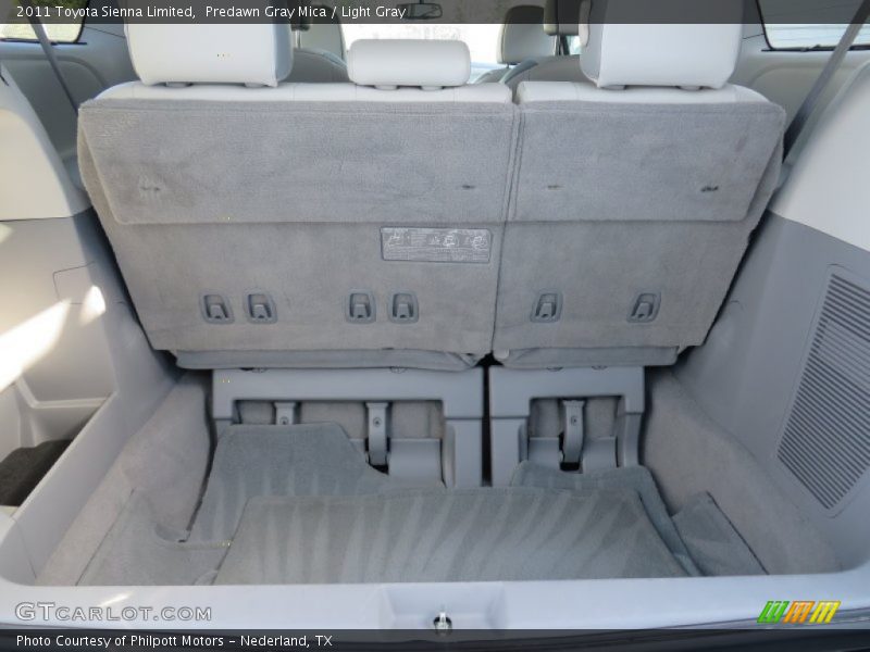 Predawn Gray Mica / Light Gray 2011 Toyota Sienna Limited