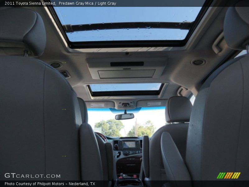 Predawn Gray Mica / Light Gray 2011 Toyota Sienna Limited