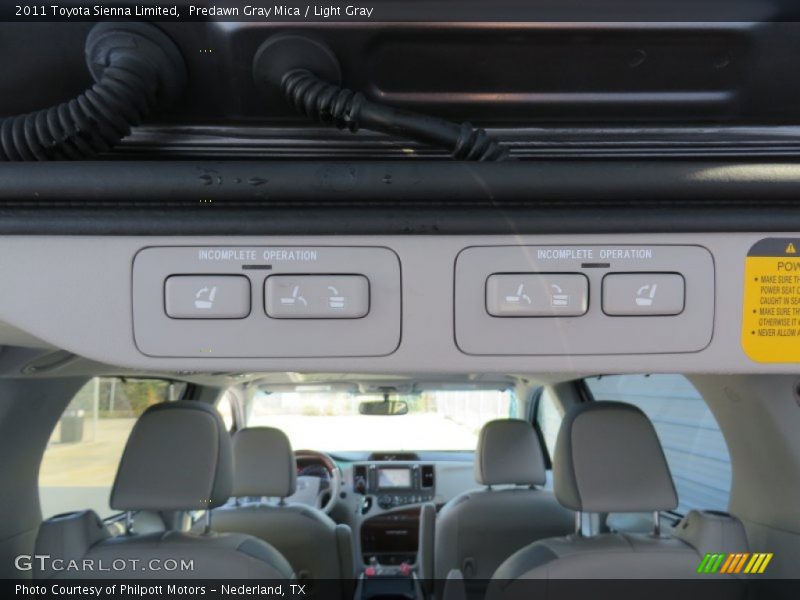Predawn Gray Mica / Light Gray 2011 Toyota Sienna Limited