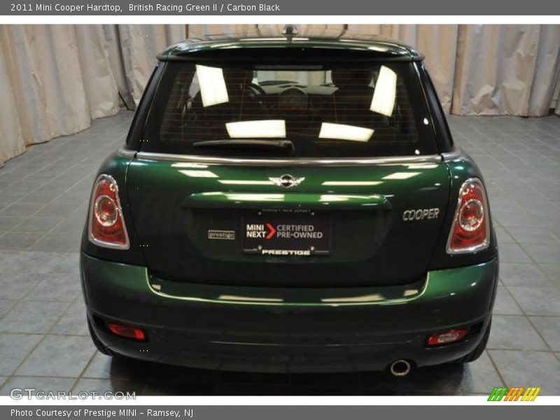 British Racing Green II / Carbon Black 2011 Mini Cooper Hardtop