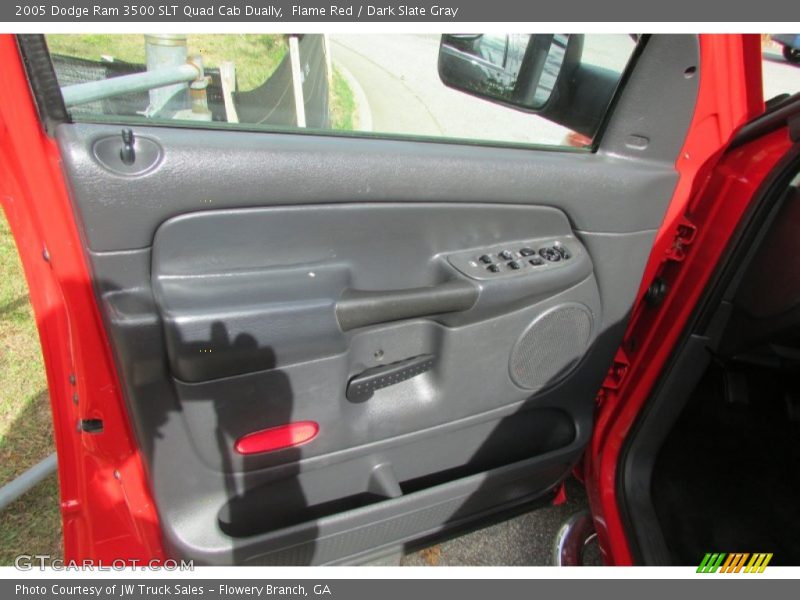 Flame Red / Dark Slate Gray 2005 Dodge Ram 3500 SLT Quad Cab Dually