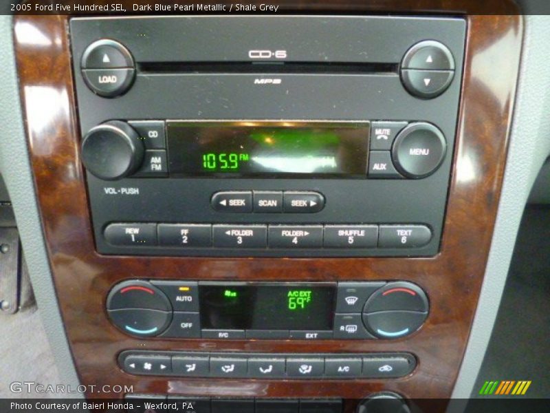 Dark Blue Pearl Metallic / Shale Grey 2005 Ford Five Hundred SEL