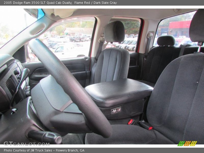 Flame Red / Dark Slate Gray 2005 Dodge Ram 3500 SLT Quad Cab Dually