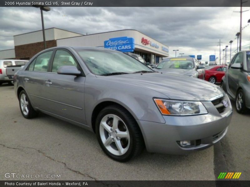 Steel Gray / Gray 2006 Hyundai Sonata GLS V6