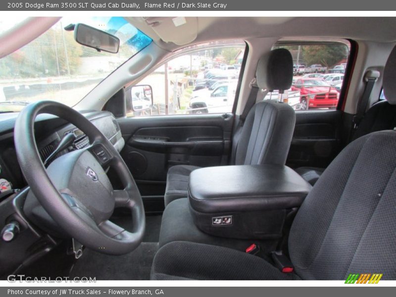 Flame Red / Dark Slate Gray 2005 Dodge Ram 3500 SLT Quad Cab Dually