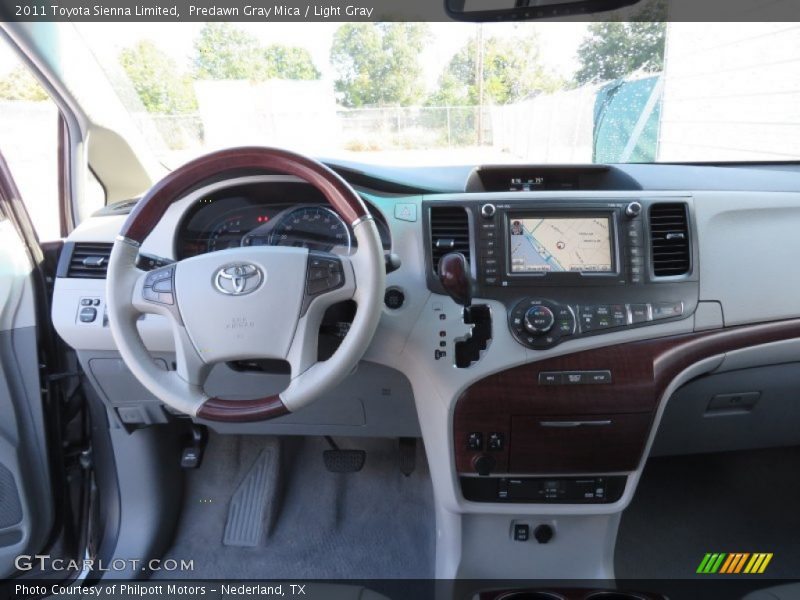 Predawn Gray Mica / Light Gray 2011 Toyota Sienna Limited
