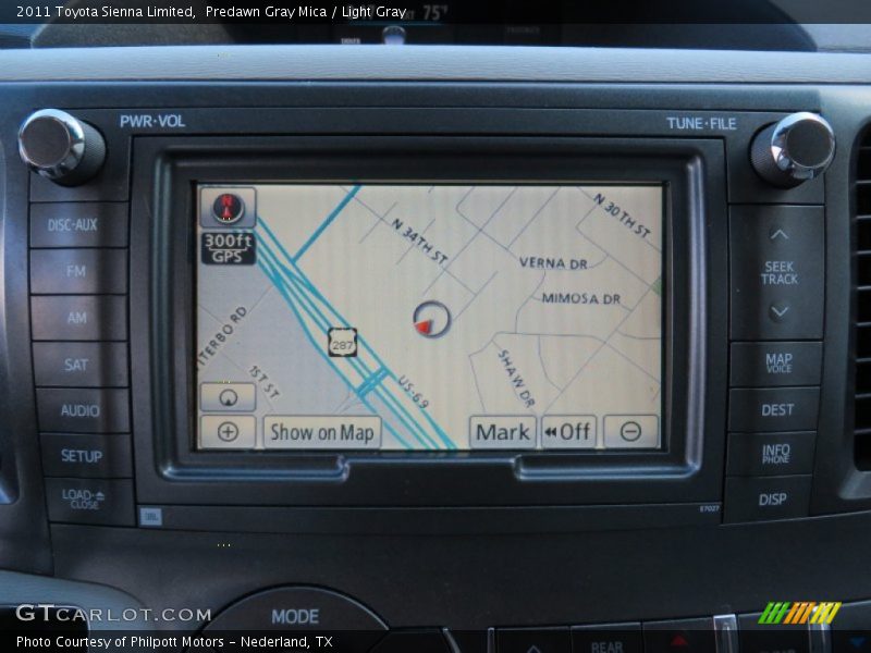Predawn Gray Mica / Light Gray 2011 Toyota Sienna Limited