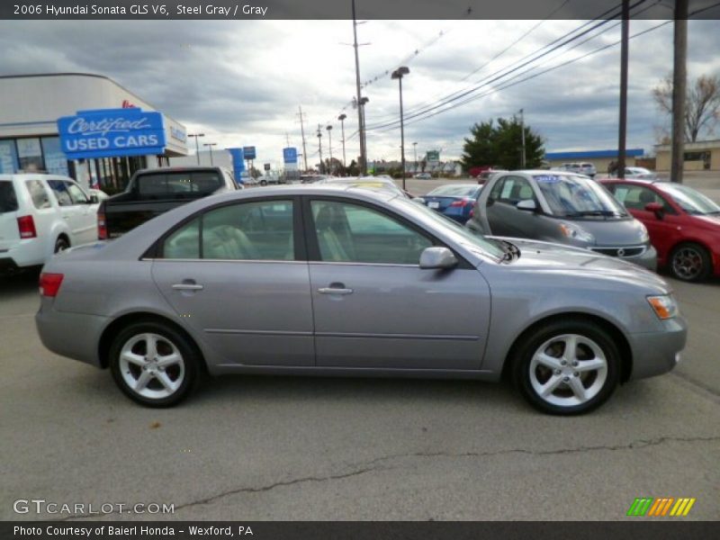 Steel Gray / Gray 2006 Hyundai Sonata GLS V6