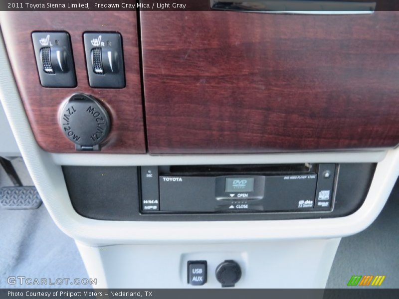 Predawn Gray Mica / Light Gray 2011 Toyota Sienna Limited