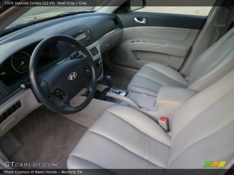 Steel Gray / Gray 2006 Hyundai Sonata GLS V6