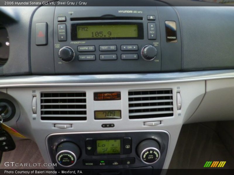 Steel Gray / Gray 2006 Hyundai Sonata GLS V6