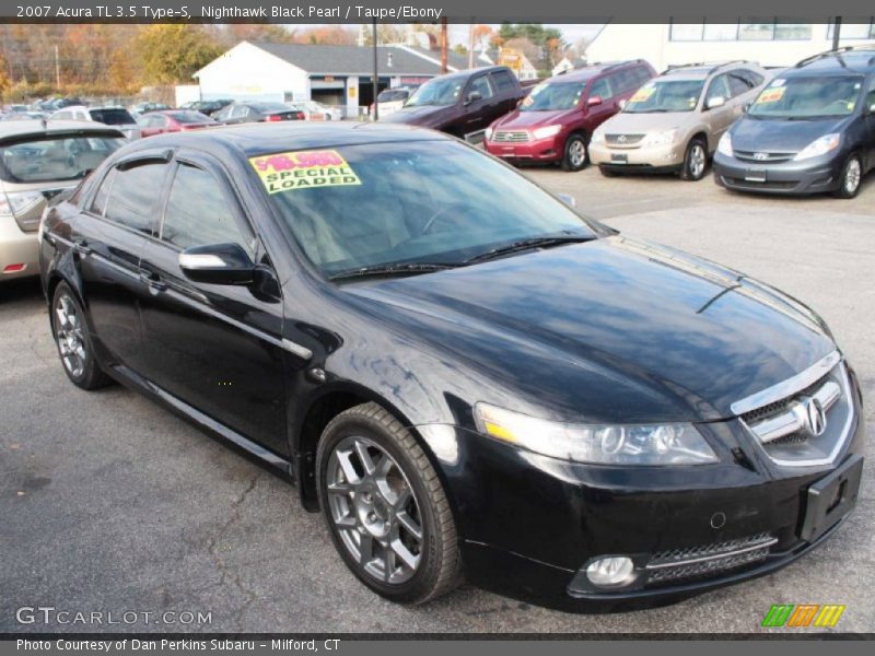 Nighthawk Black Pearl / Taupe/Ebony 2007 Acura TL 3.5 Type-S