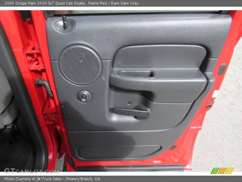 Flame Red / Dark Slate Gray 2005 Dodge Ram 3500 SLT Quad Cab Dually