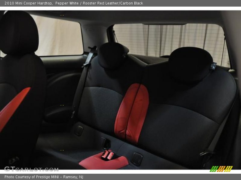 Pepper White / Rooster Red Leather/Carbon Black 2010 Mini Cooper Hardtop