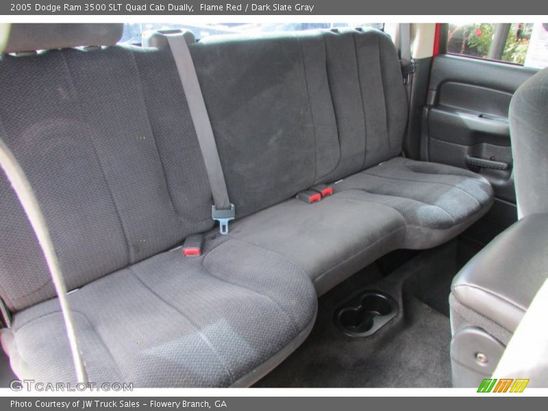 Flame Red / Dark Slate Gray 2005 Dodge Ram 3500 SLT Quad Cab Dually