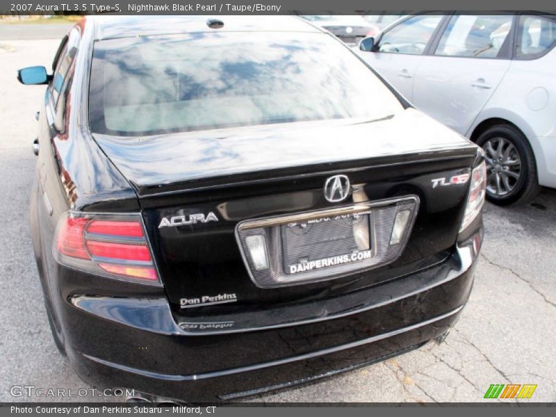 Nighthawk Black Pearl / Taupe/Ebony 2007 Acura TL 3.5 Type-S