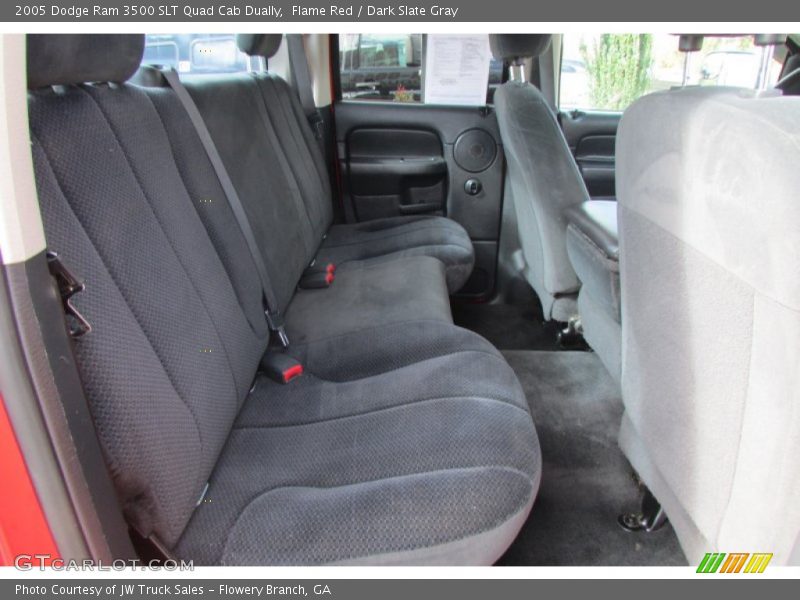 Flame Red / Dark Slate Gray 2005 Dodge Ram 3500 SLT Quad Cab Dually