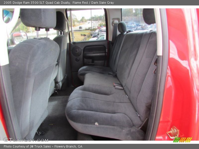 Flame Red / Dark Slate Gray 2005 Dodge Ram 3500 SLT Quad Cab Dually