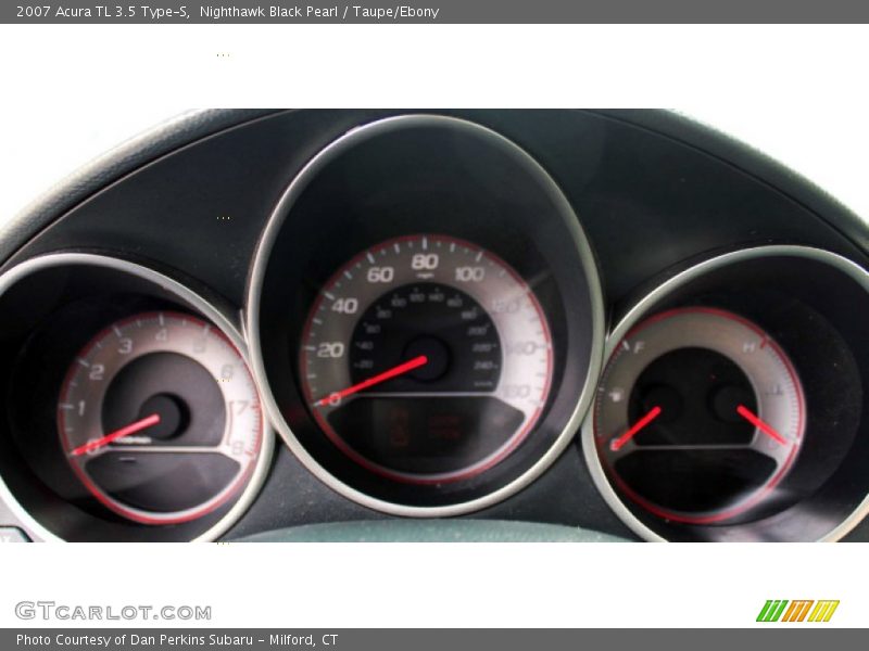 Nighthawk Black Pearl / Taupe/Ebony 2007 Acura TL 3.5 Type-S