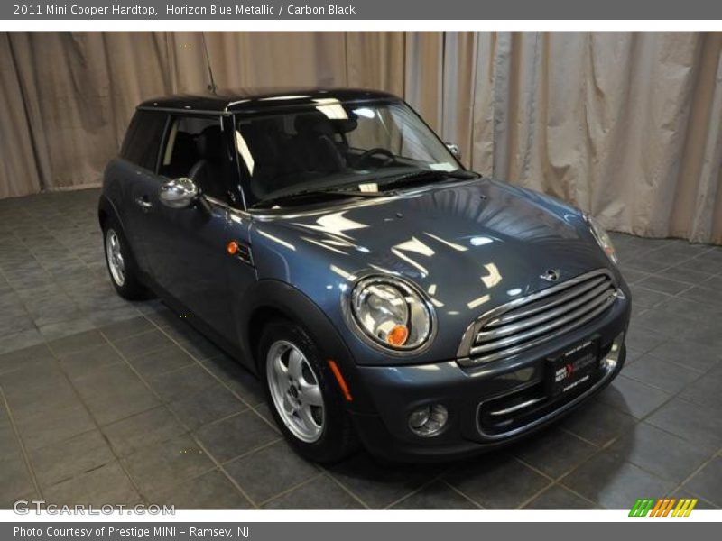Horizon Blue Metallic / Carbon Black 2011 Mini Cooper Hardtop