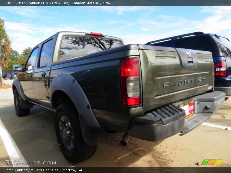 Canteen Metallic / Gray 2003 Nissan Frontier XE V6 Crew Cab