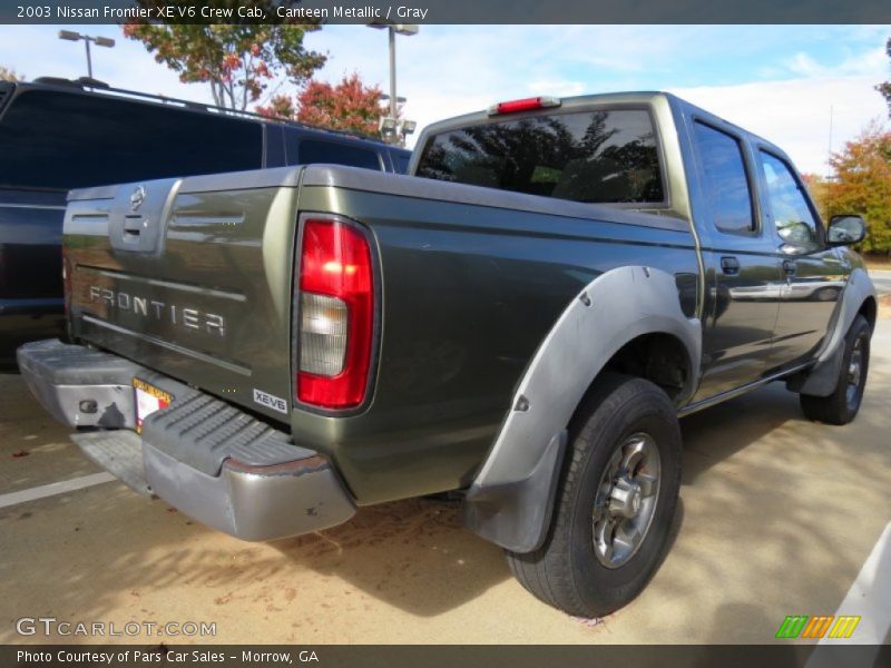 Canteen Metallic / Gray 2003 Nissan Frontier XE V6 Crew Cab