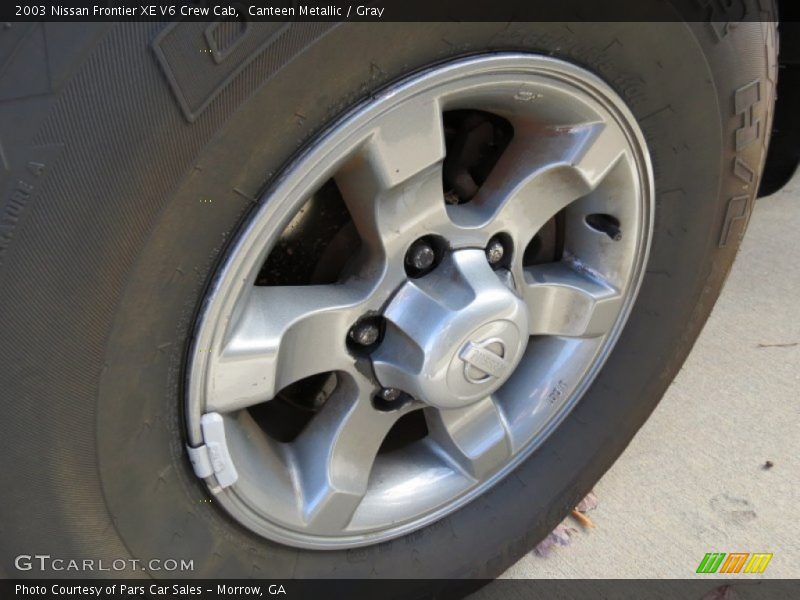 Canteen Metallic / Gray 2003 Nissan Frontier XE V6 Crew Cab