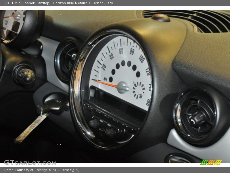 Horizon Blue Metallic / Carbon Black 2011 Mini Cooper Hardtop