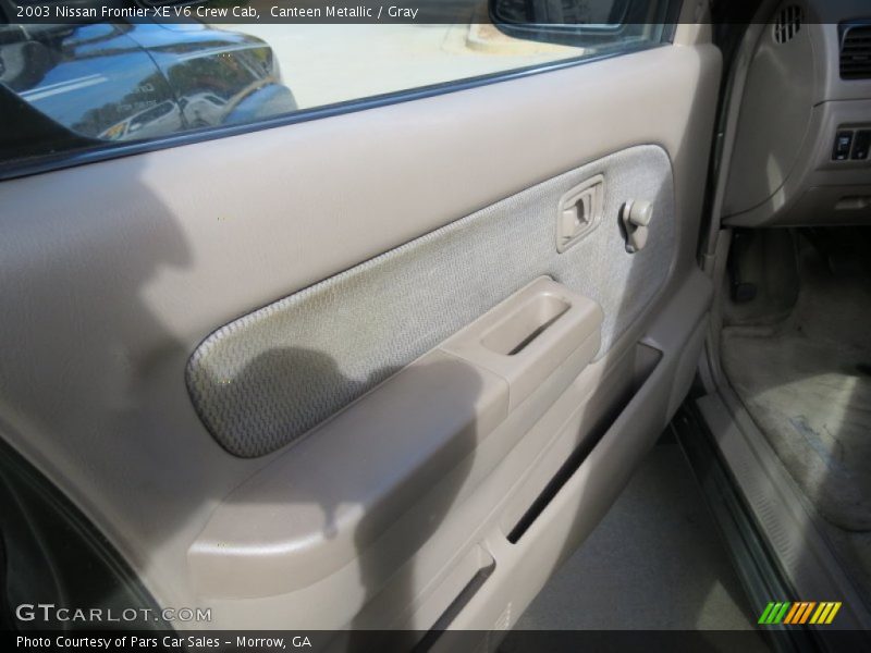 Canteen Metallic / Gray 2003 Nissan Frontier XE V6 Crew Cab