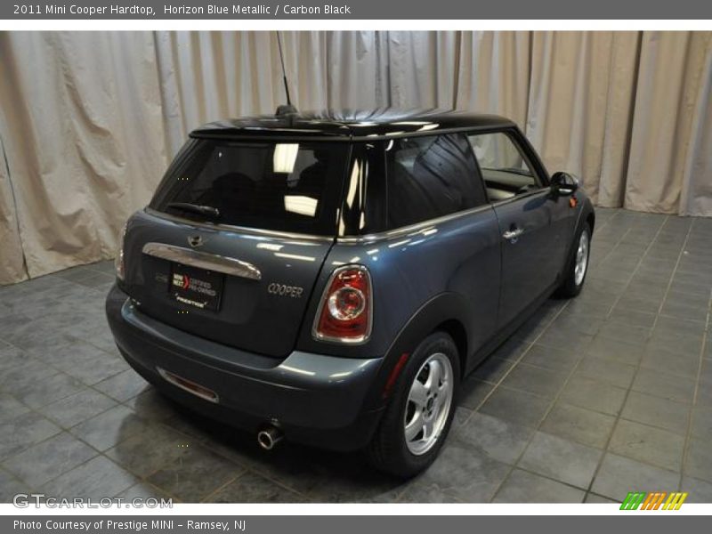 Horizon Blue Metallic / Carbon Black 2011 Mini Cooper Hardtop