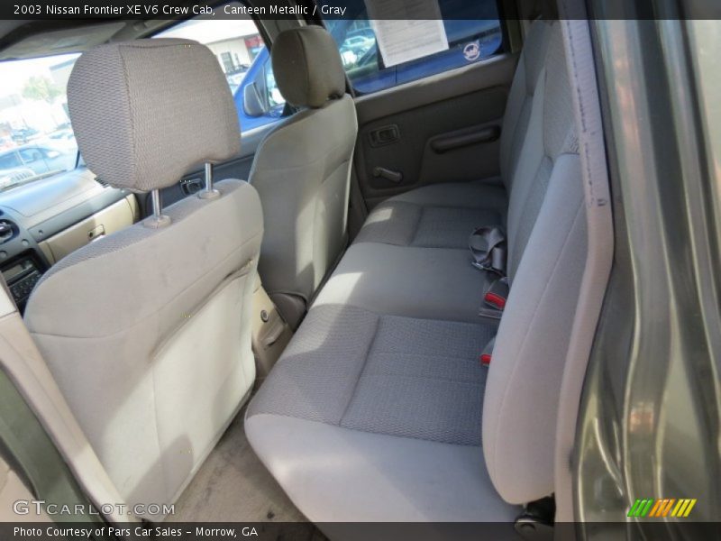 Canteen Metallic / Gray 2003 Nissan Frontier XE V6 Crew Cab