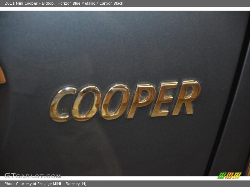 Horizon Blue Metallic / Carbon Black 2011 Mini Cooper Hardtop