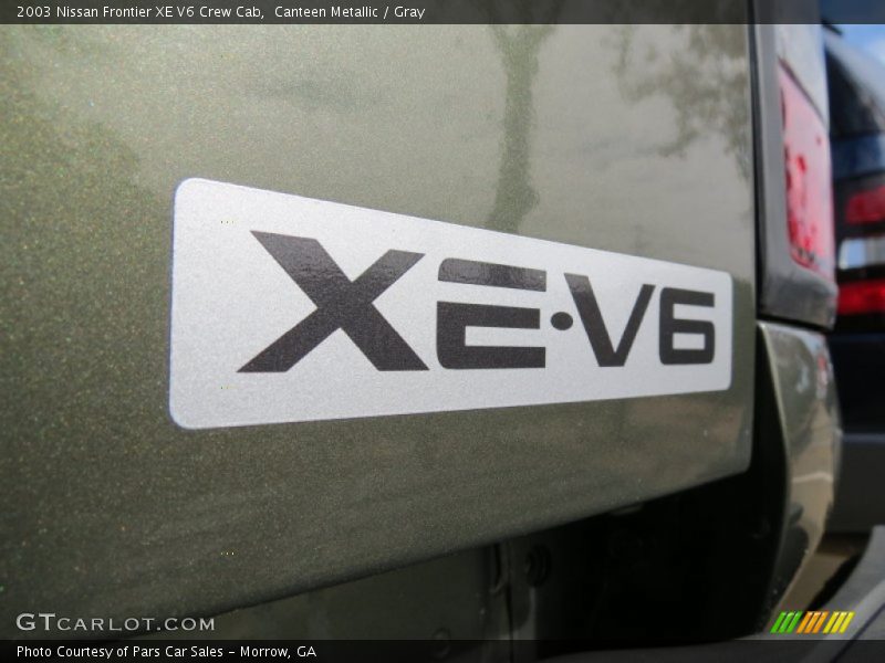 Canteen Metallic / Gray 2003 Nissan Frontier XE V6 Crew Cab
