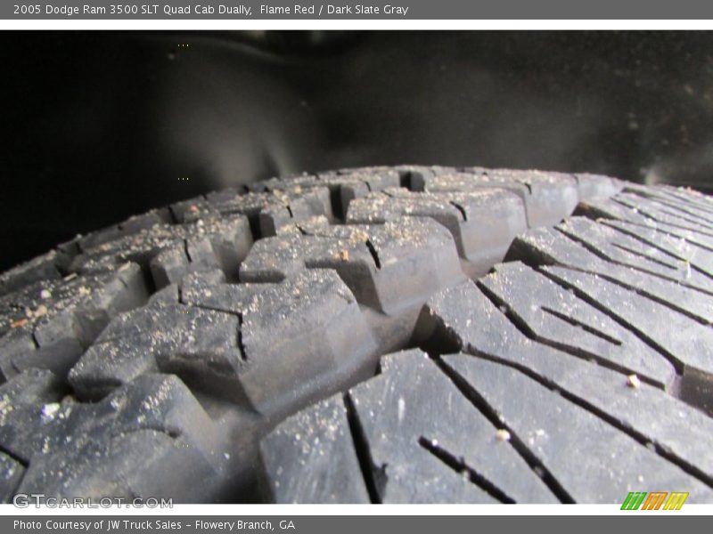 Flame Red / Dark Slate Gray 2005 Dodge Ram 3500 SLT Quad Cab Dually