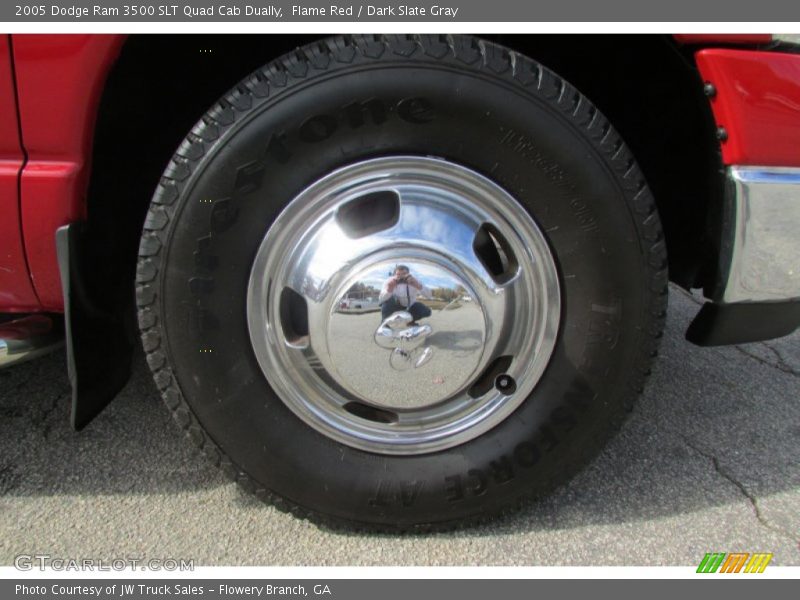 Flame Red / Dark Slate Gray 2005 Dodge Ram 3500 SLT Quad Cab Dually